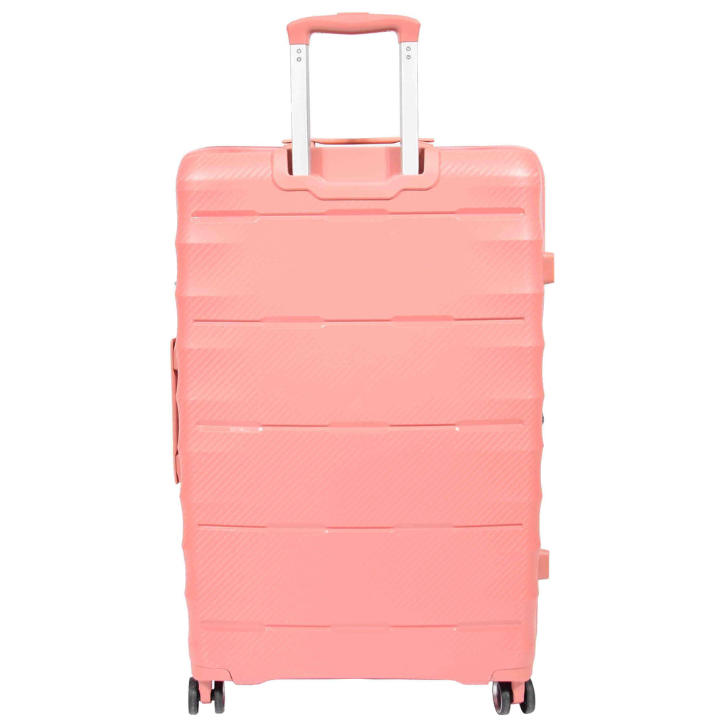 DR541 Expandable ABS Luggage With 8 Wheels Rose Gold 5