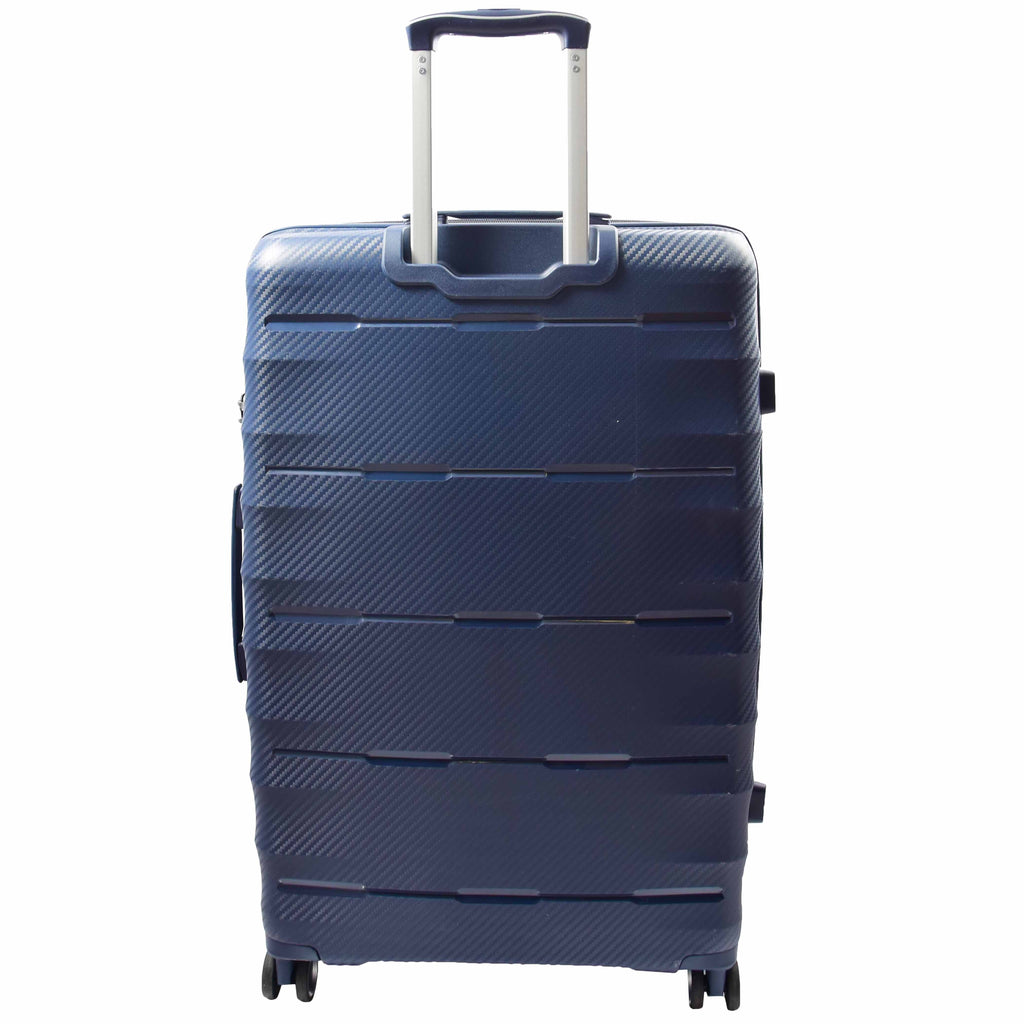 DR541 Expandable ABS Luggage With 8 Wheels Navy 4