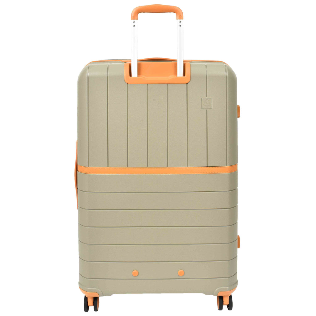 DR626 Hard Shell Expandable Suitcases Wheeled Luggage Champagne 5