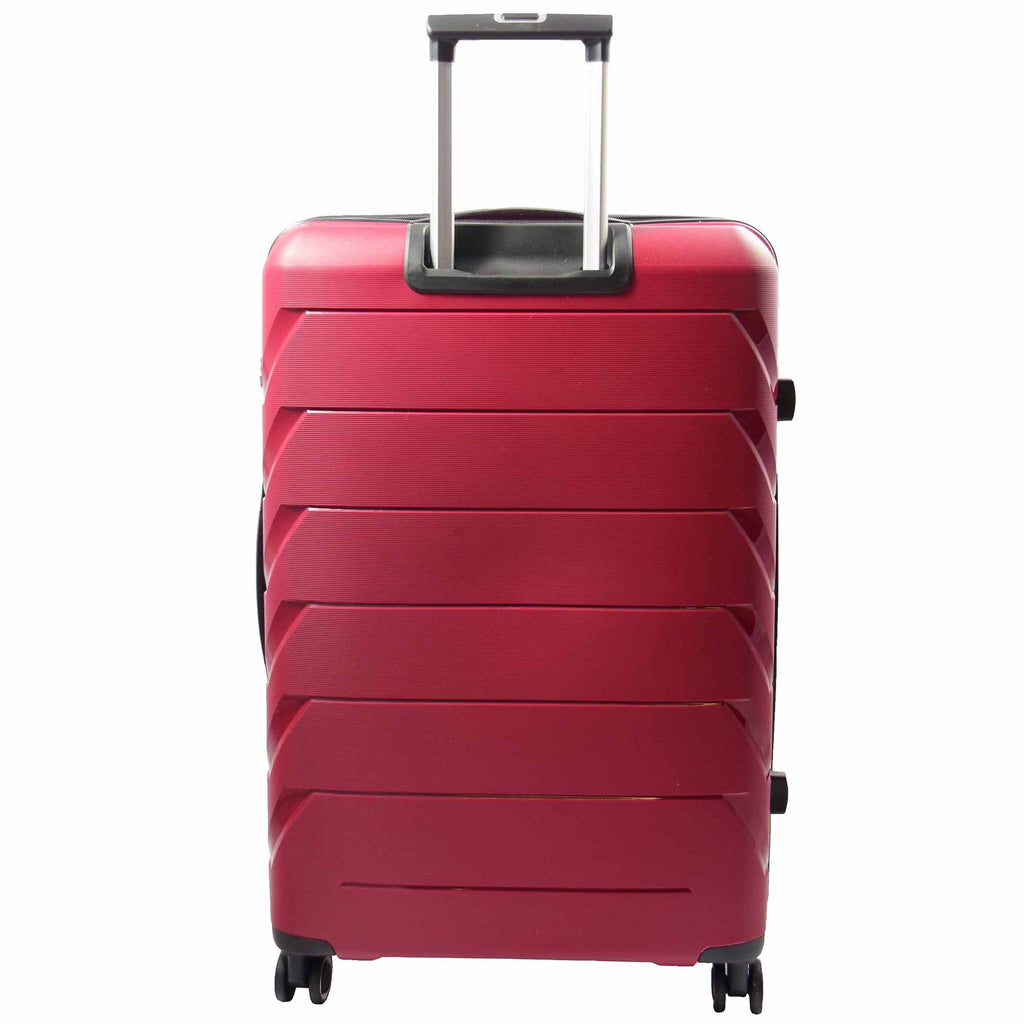 DR553 Expandable Hard Shell Luggage With 8 Spinner Wheels Burgundy 4
