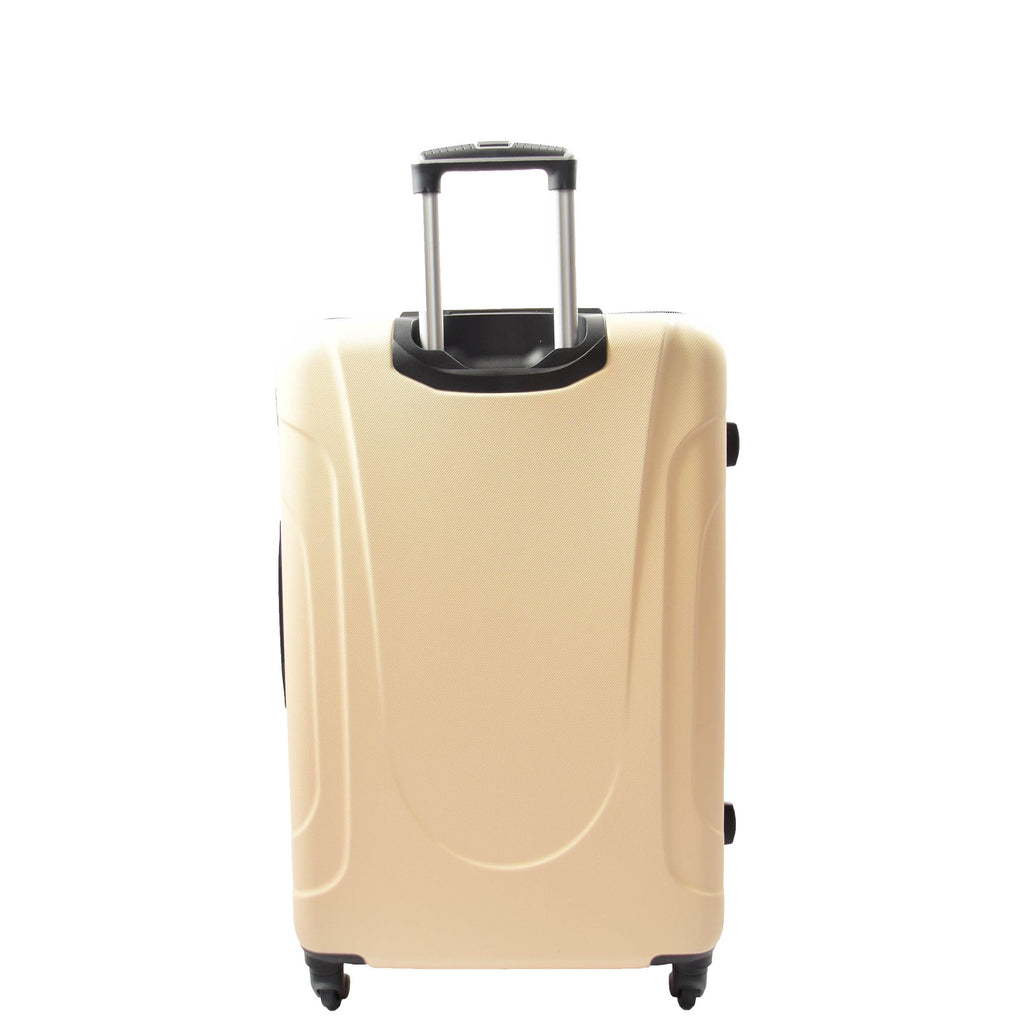 DR552 Hard Shell Four Wheel Suitcase Luggage Off White 4