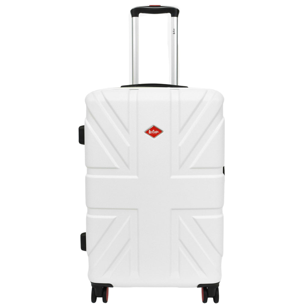 DR631 Hard Shell Four Spinner Wheeled Travel Suitcases White 8
