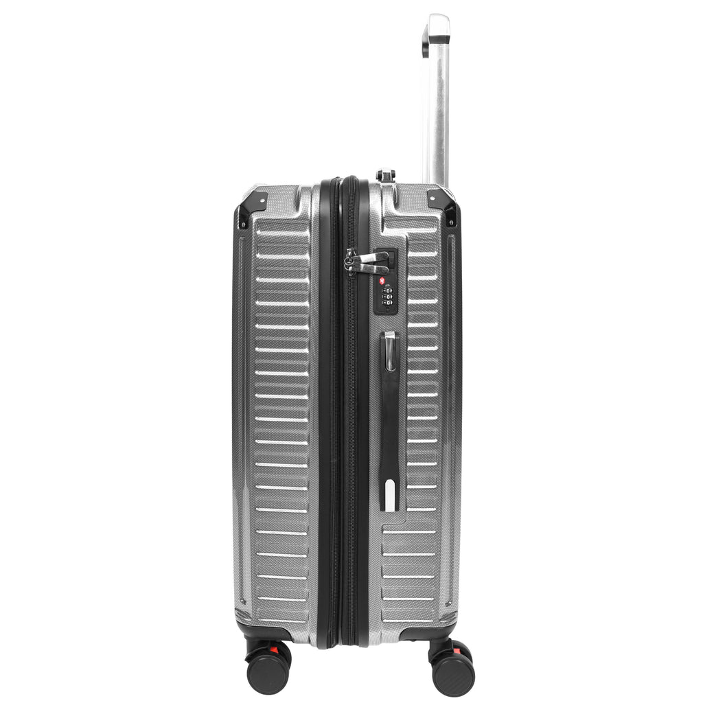 DR691 Four Wheel Suitcase Hard Shell Luggage Charcoal-6