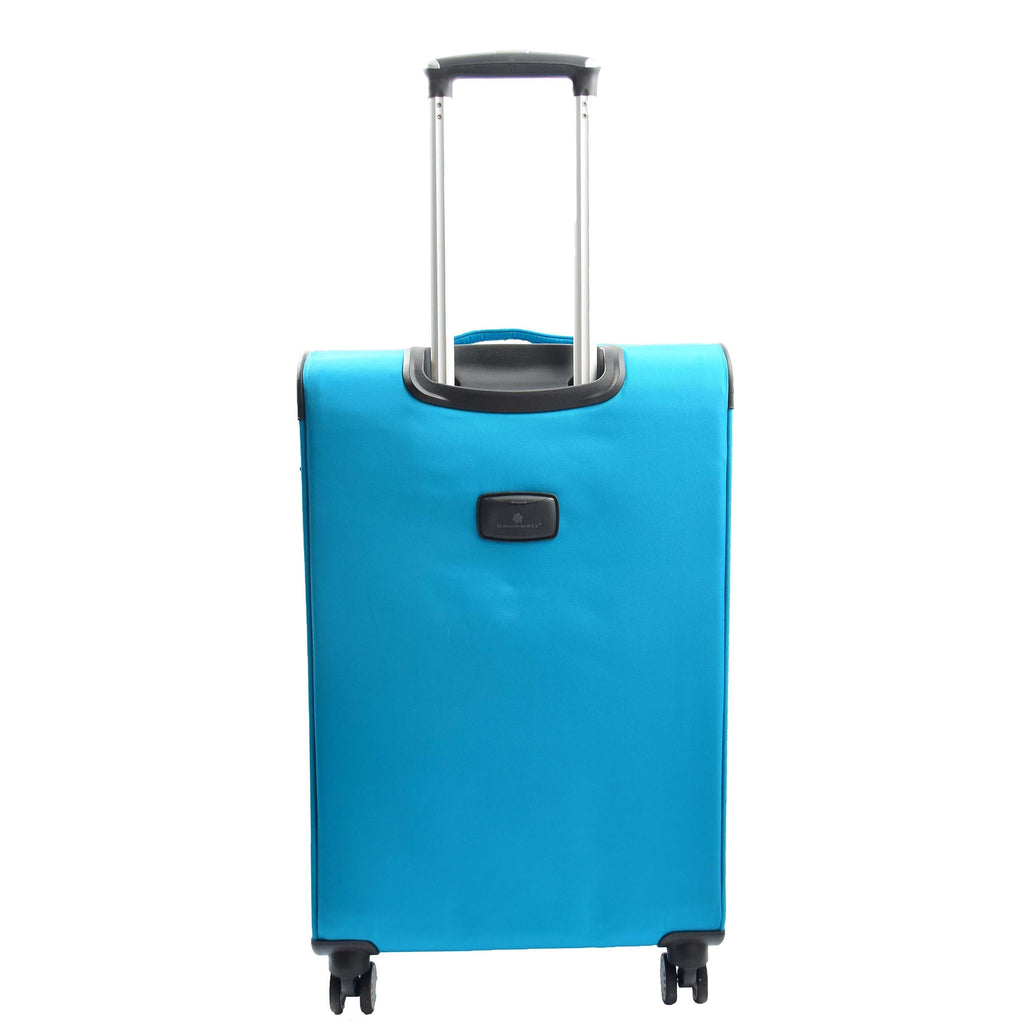 DR644 Soft Luggage Four Wheeled Suitcase With TSA Lock Teal 8