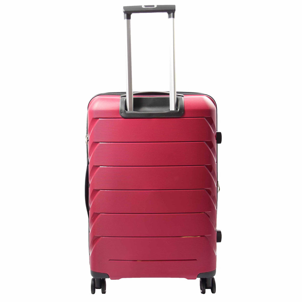 DR553 Expandable Hard Shell Luggage With 8 Spinner Wheels Burgundy 8
