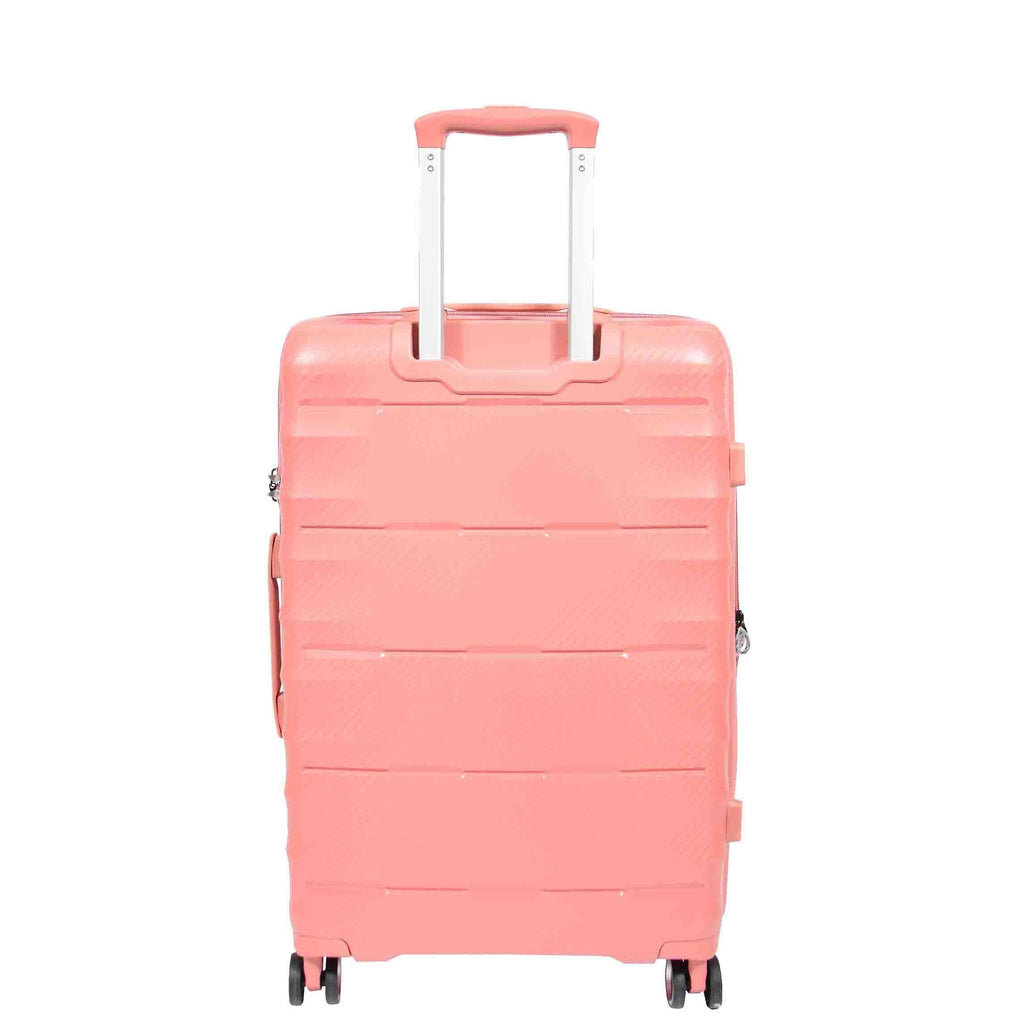 DR541 Expandable ABS Luggage With 8 Wheels Rose Gold 10