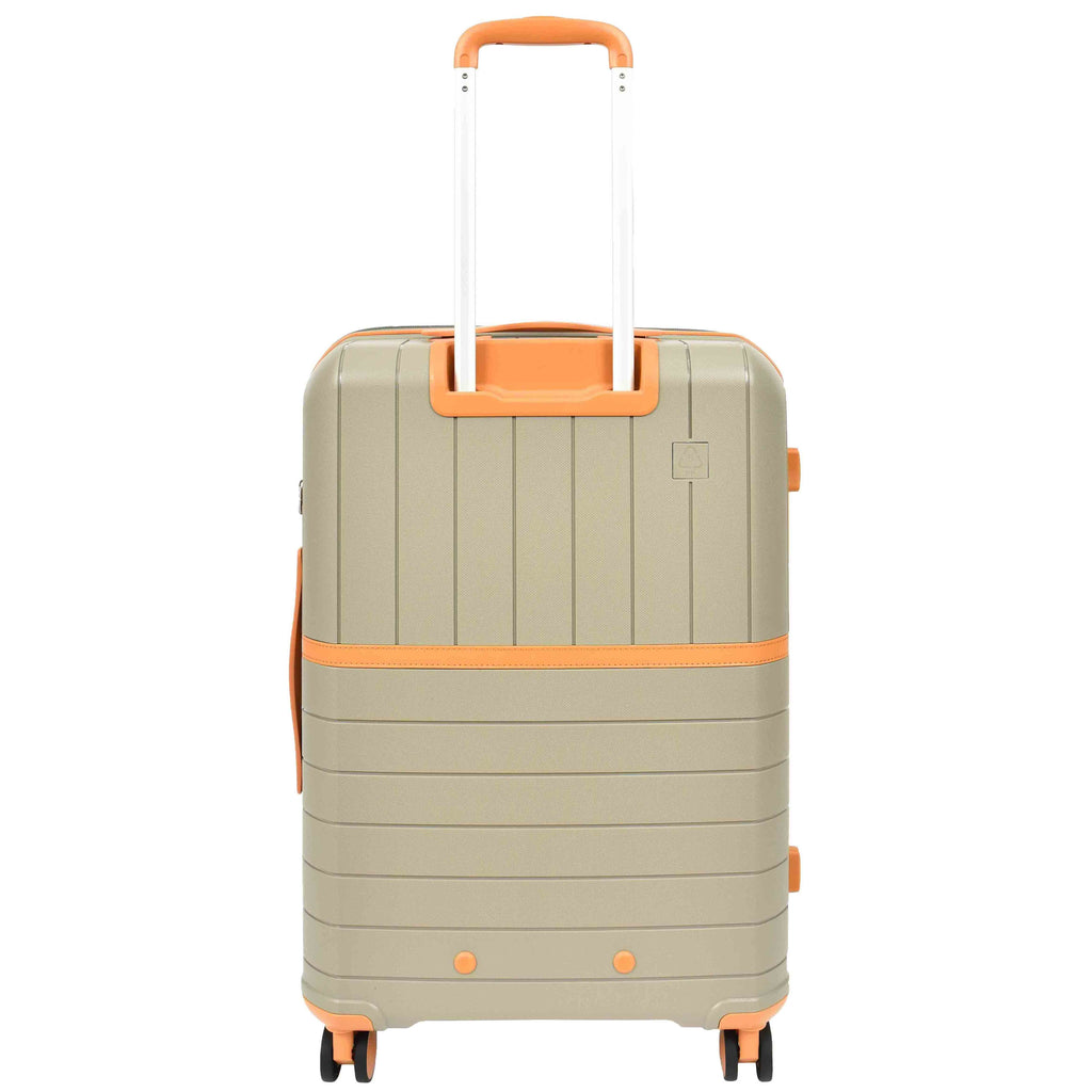 DR626 Hard Shell Expandable Suitcases Wheeled Luggage Champagne 10