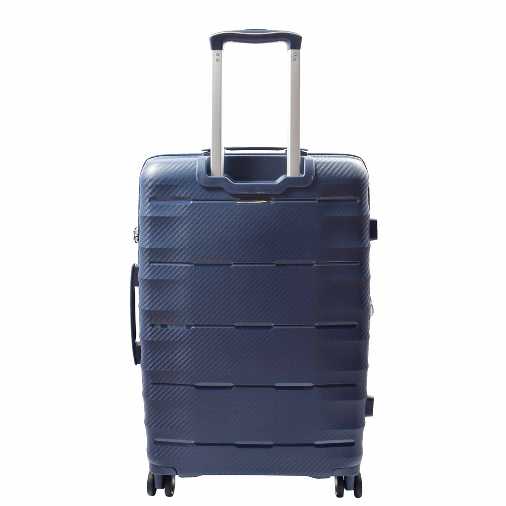 DR541 Expandable ABS Luggage With 8 Wheels Navy 8