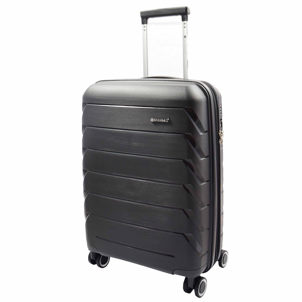 DR553 Expandable Hard Shell Luggage With 8 Spinner Wheels Black 10