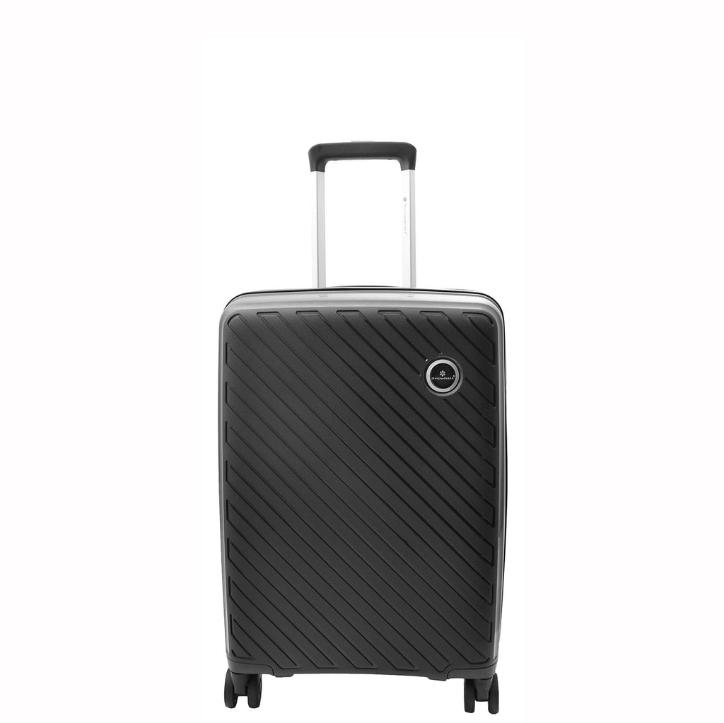 DR542 Hard Shell Cabin Sized Suitcase Wheeled Luggage Black 2