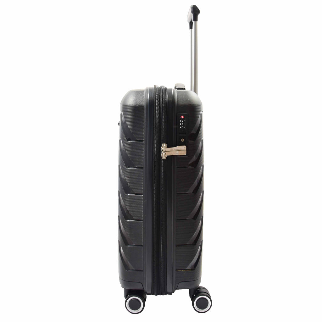 DR553 Expandable Hard Shell Luggage With 8 Spinner Wheels Black 11