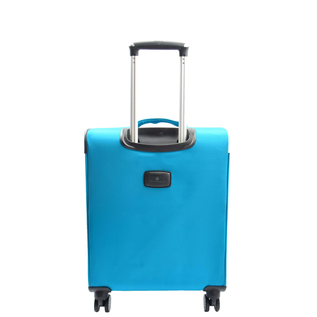 DR644 Soft Luggage Four Wheeled Suitcase With TSA Lock Teal 12