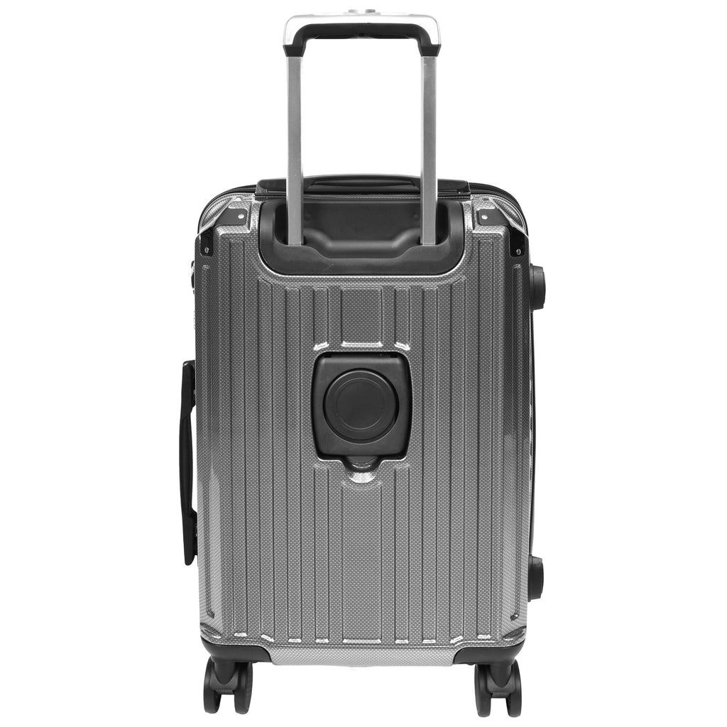 DR691 Four Wheel Suitcase Hard Shell Luggage Charcoal-8