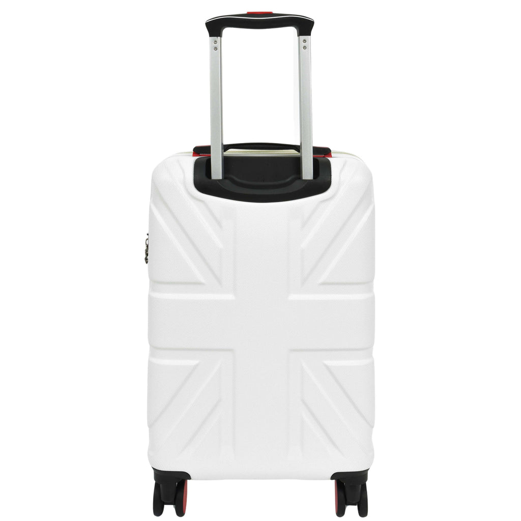 DR631 Hard Shell Four Spinner Wheeled Travel Suitcases White 15