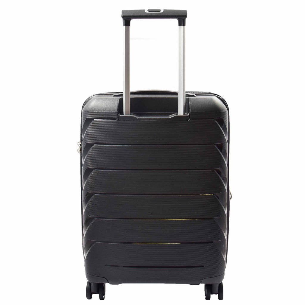 DR553 Expandable Hard Shell Luggage With 8 Spinner Wheels Black 12