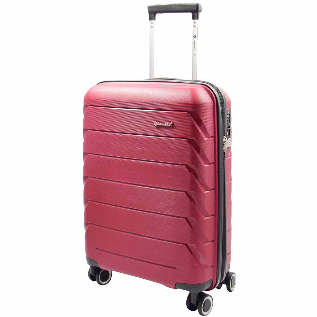 DR553 Expandable Hard Shell Luggage With 8 Spinner Wheels Burgundy 10
