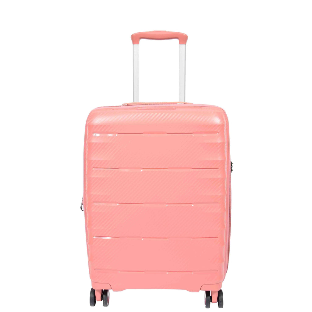 DR541 Expandable ABS Luggage With 8 Wheels Rose Gold 13