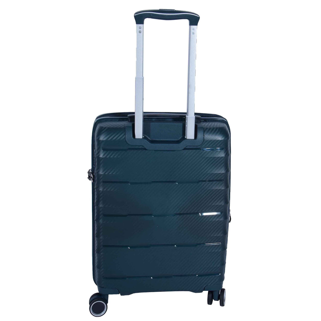 DR541 Expandable ABS Luggage With 8 Wheels Green 15