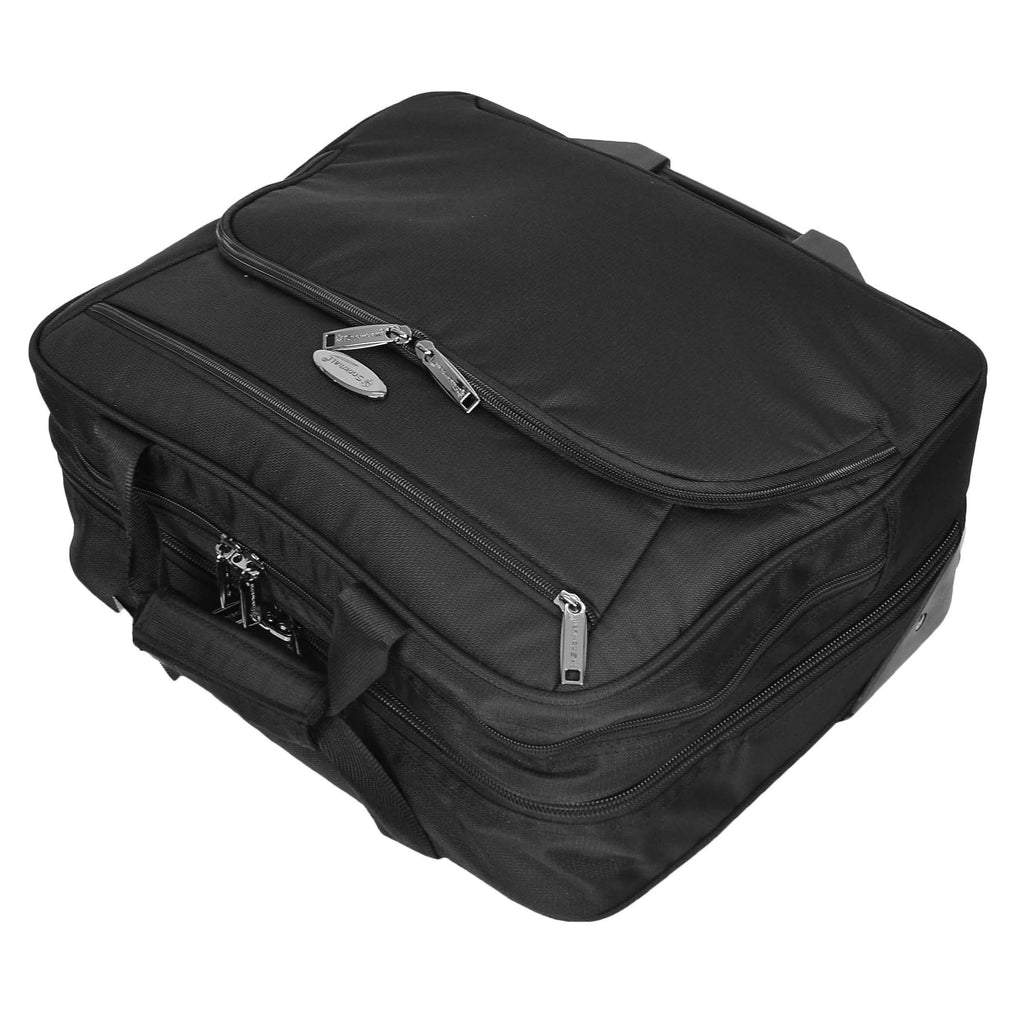 DR490 Pilot Case with Wheels Lightweight Cabin Bag  Black 3