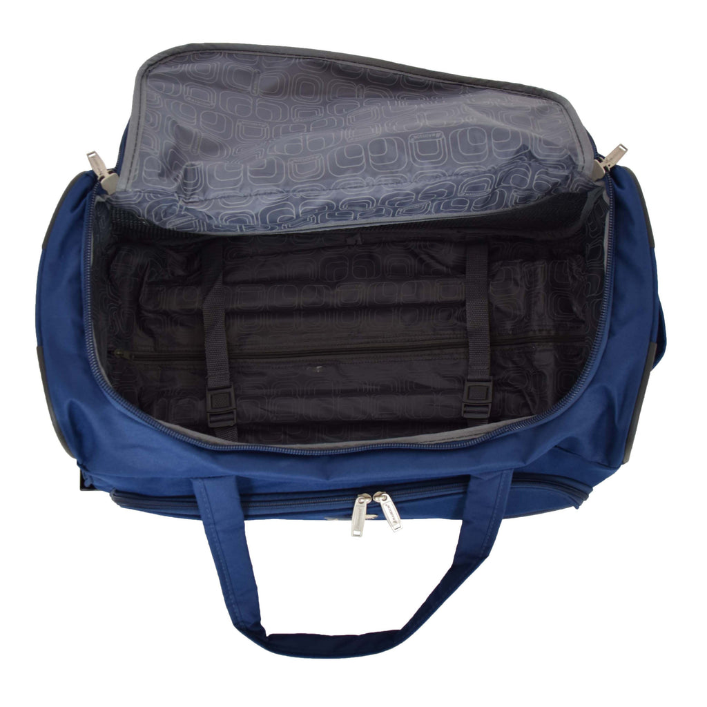 DR488 Lightweight Large Size Holdall with Wheels Blue 9