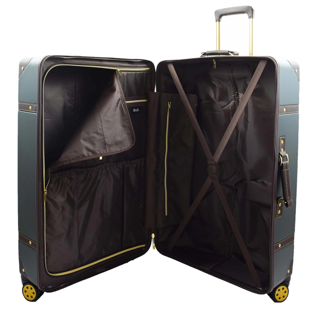 DR515 Travel Luggage with 8 Spinner Wheels Emerald 12