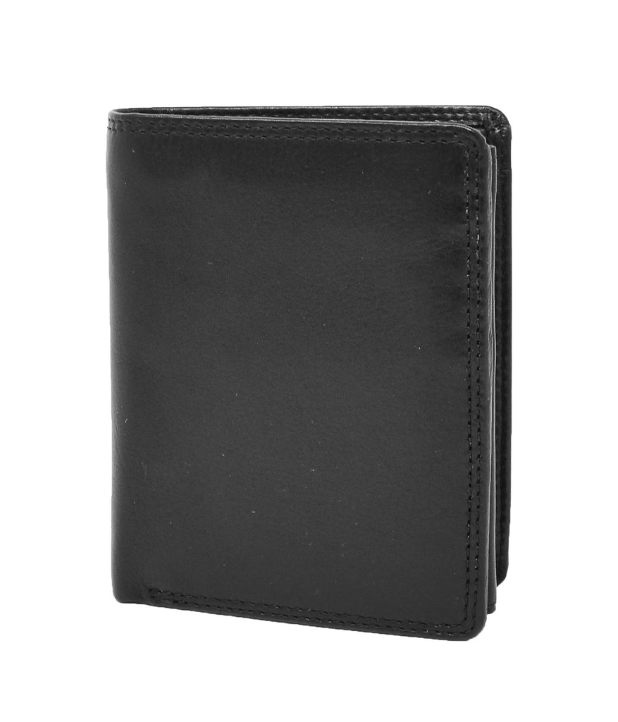 DR426 Men's Soft Leather Large Size Wallet Black 2