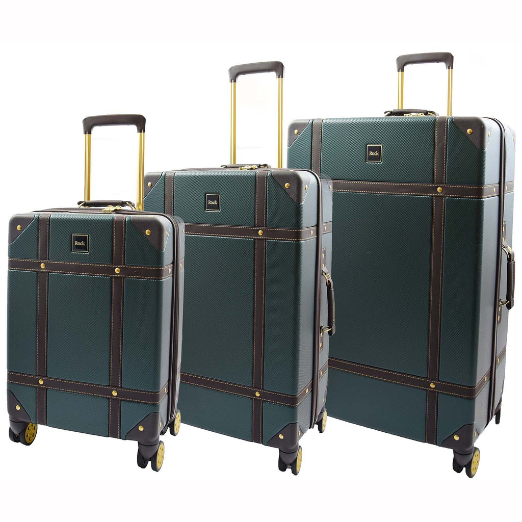 DR515 Travel Luggage with 8 Spinner Wheels Emerald 1