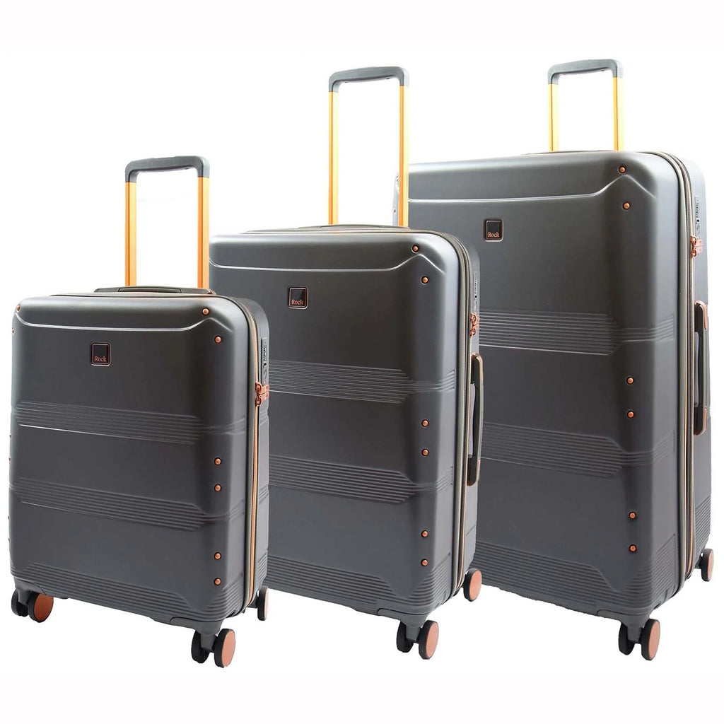 DR513 Expandable Travel Luggage With 8 Wheels Charcoal 1
