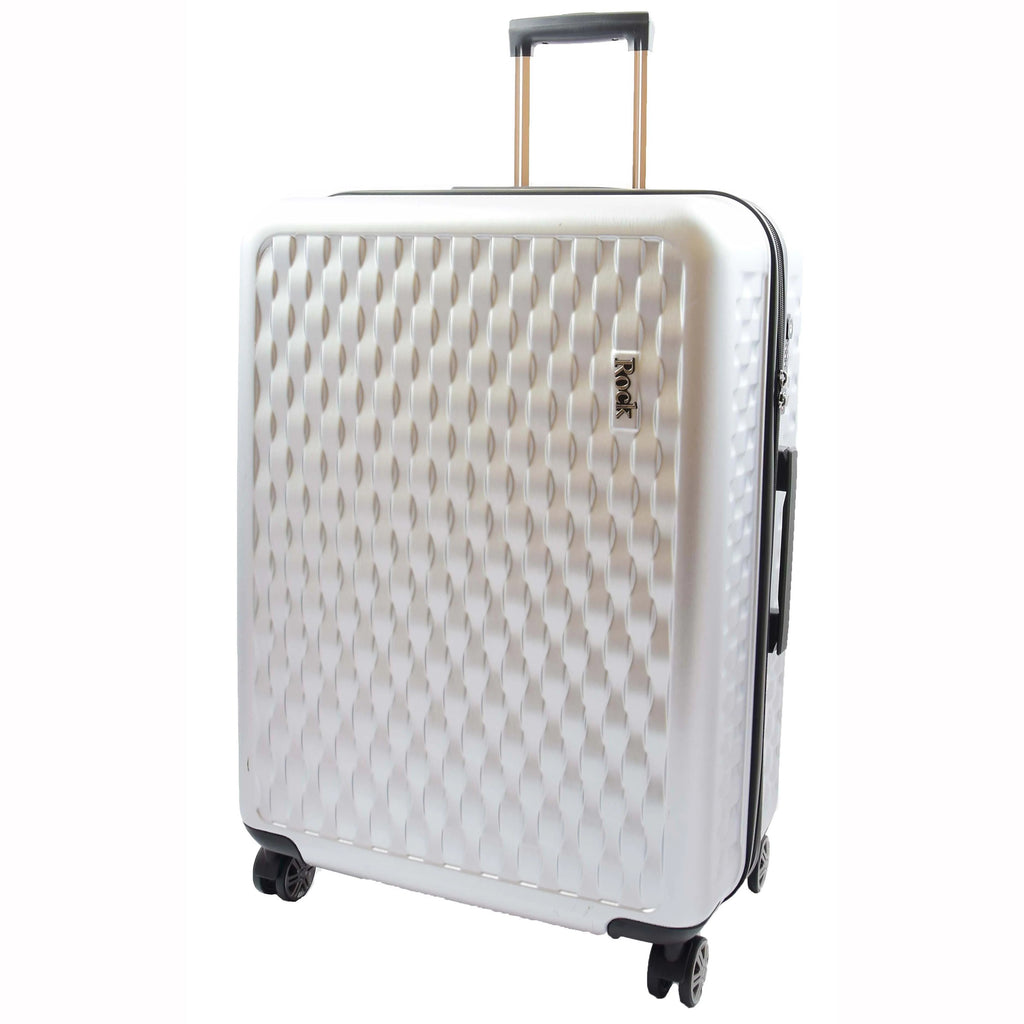 DR511 Travel Luggage 360 Spinner With 8 Wheels Silver 2
