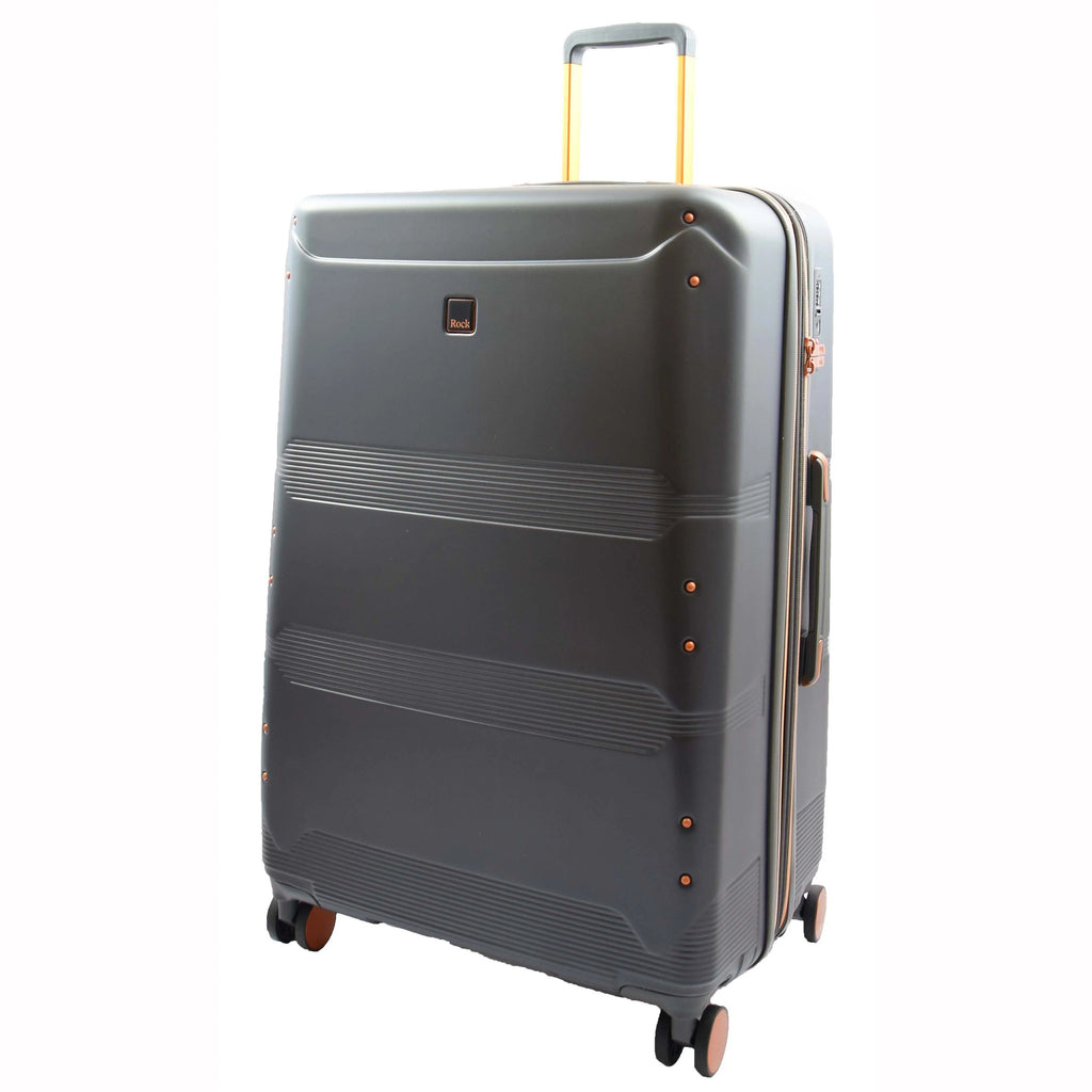 DR513 Expandable Travel Luggage With 8 Wheels Charcoal 2