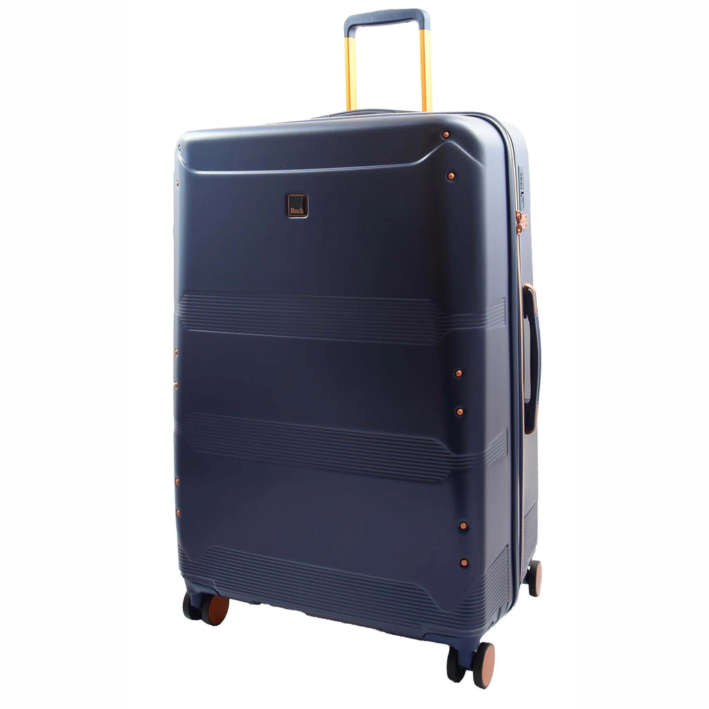 DR513 Expandable Travel Luggage With 8 Wheels Navy 2