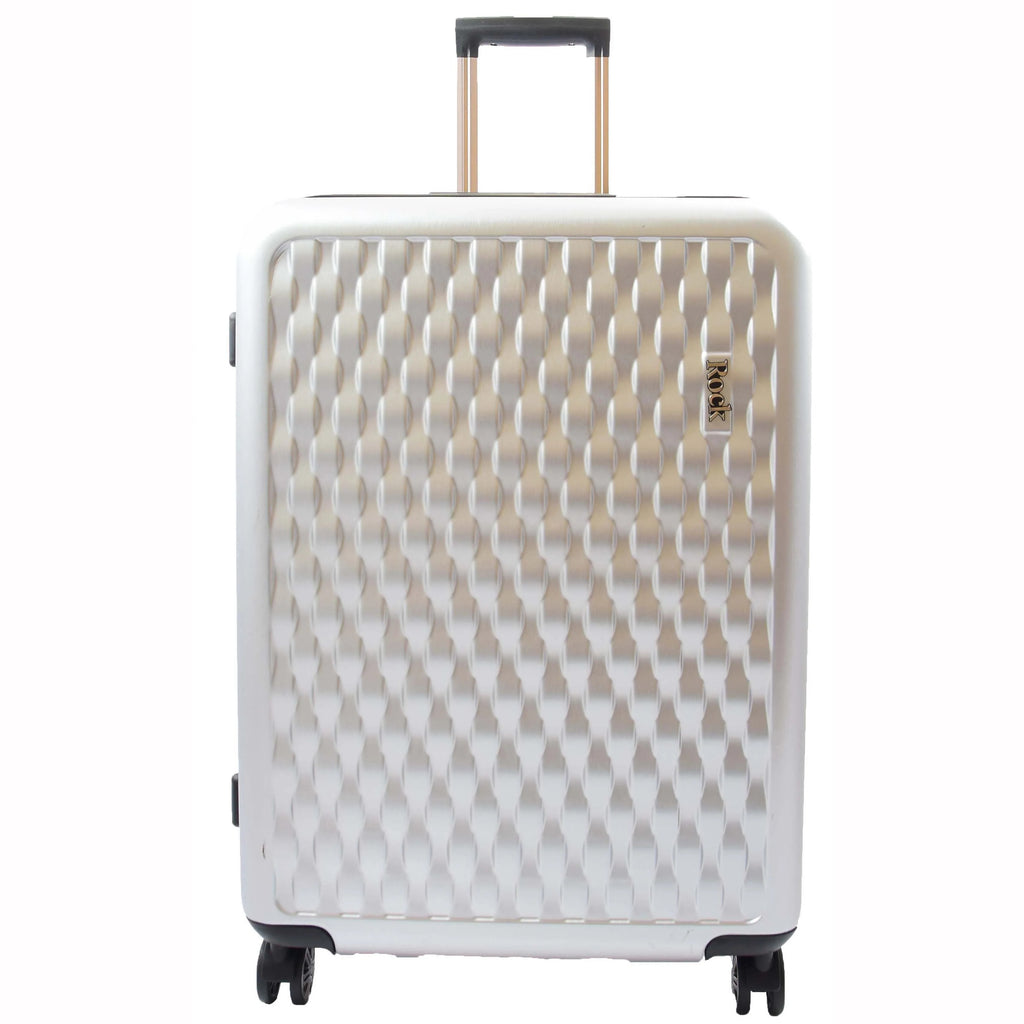 DR511 Travel Luggage 360 Spinner With 8 Wheels Silver 3