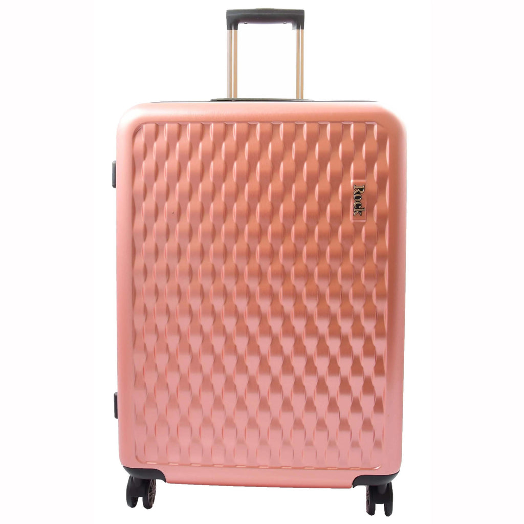 DR511 Travel Luggage 360 Spinner With 8 Wheels Rose Pink 3