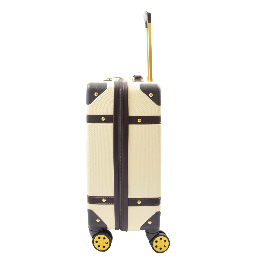 DR515 Travel Luggage with 8 Spinner Wheels Cream 3