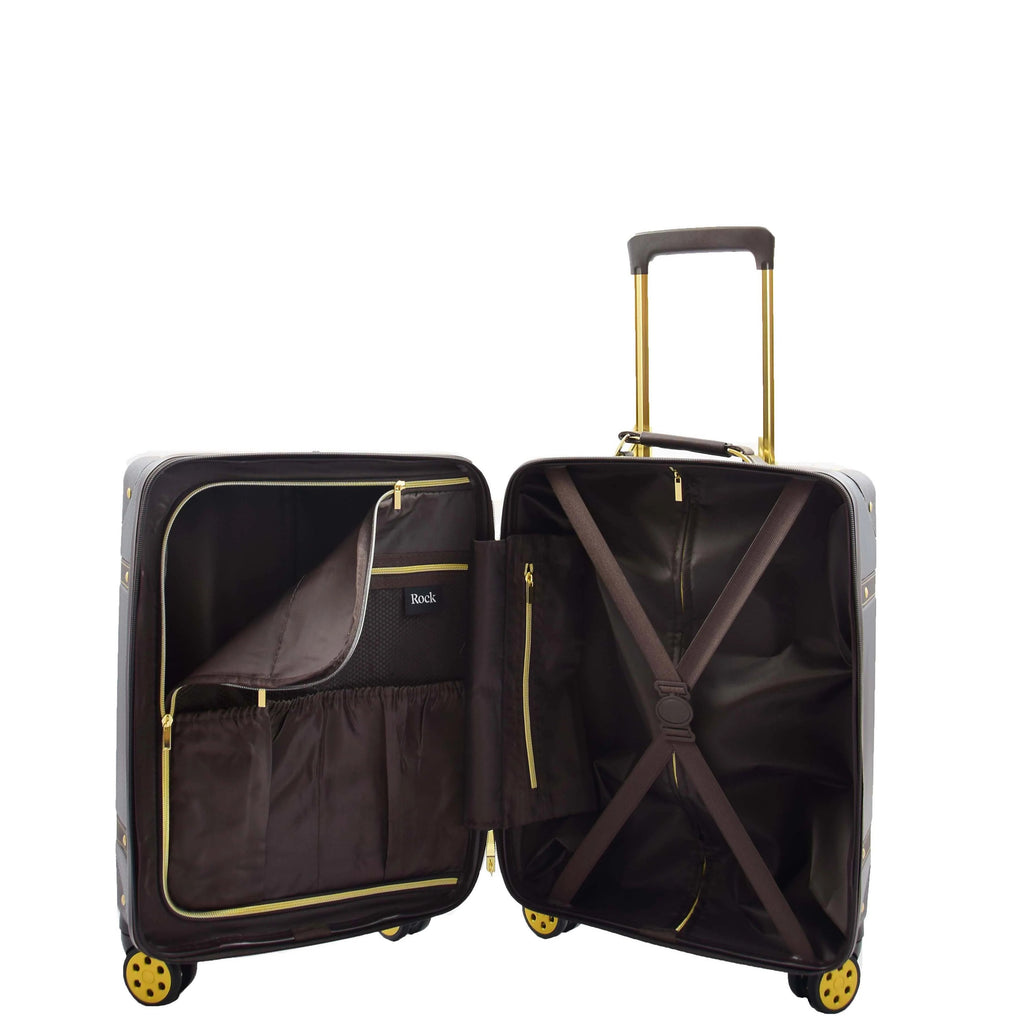 DR515 Travel Luggage with 8 Spinner Wheels Black 4