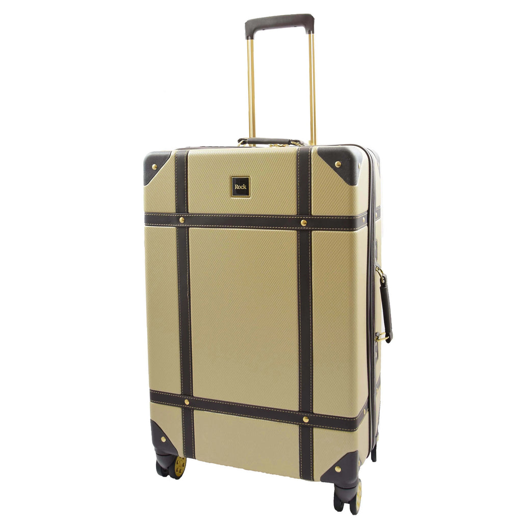 DR515 Travel Luggage with 8 Spinner Wheels Gold 5