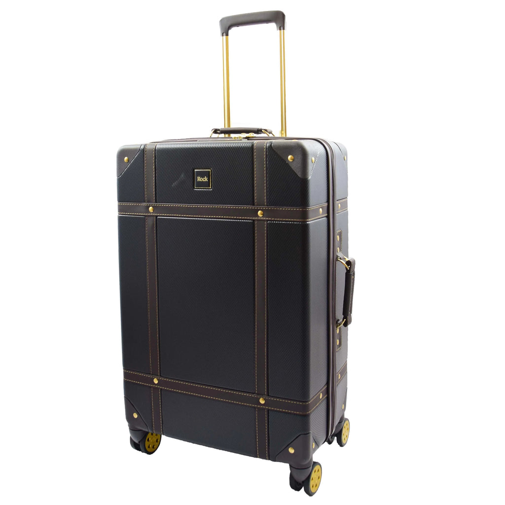 DR515 Travel Luggage with 8 Spinner Wheels Black 5