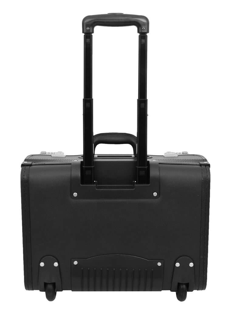 DR476 Pilot Case Wheeled Lockable Laptop Bag Black 2