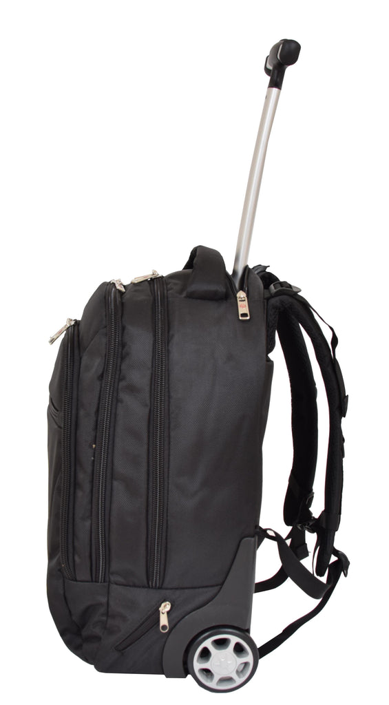  DR489 Cabin Size Backpack with Wheels  Black 4