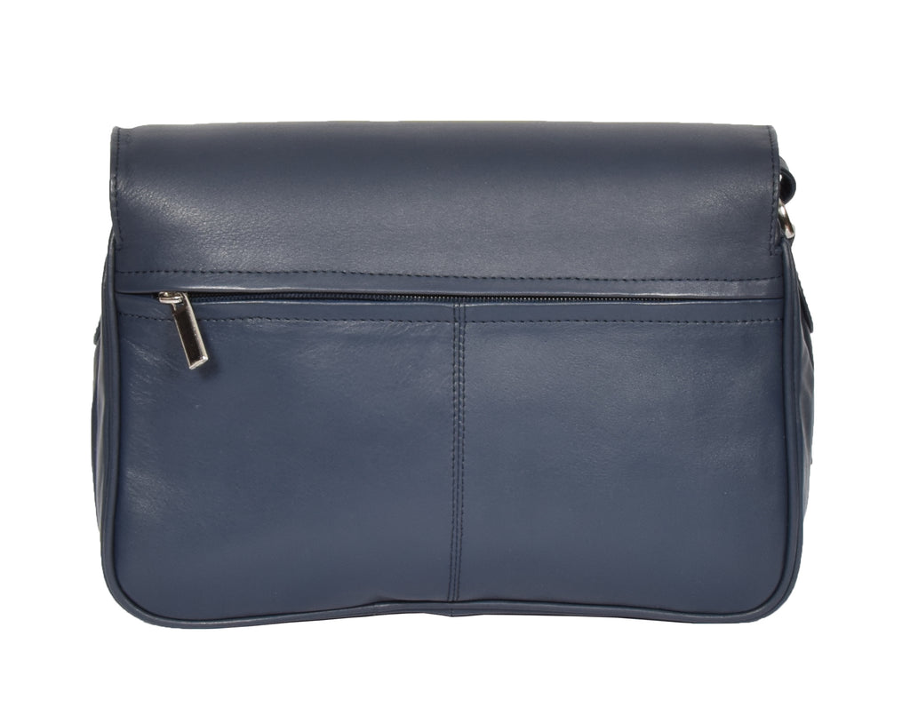 DR313 Women’s Leather Shoulder Messenger Handbag Navy 5