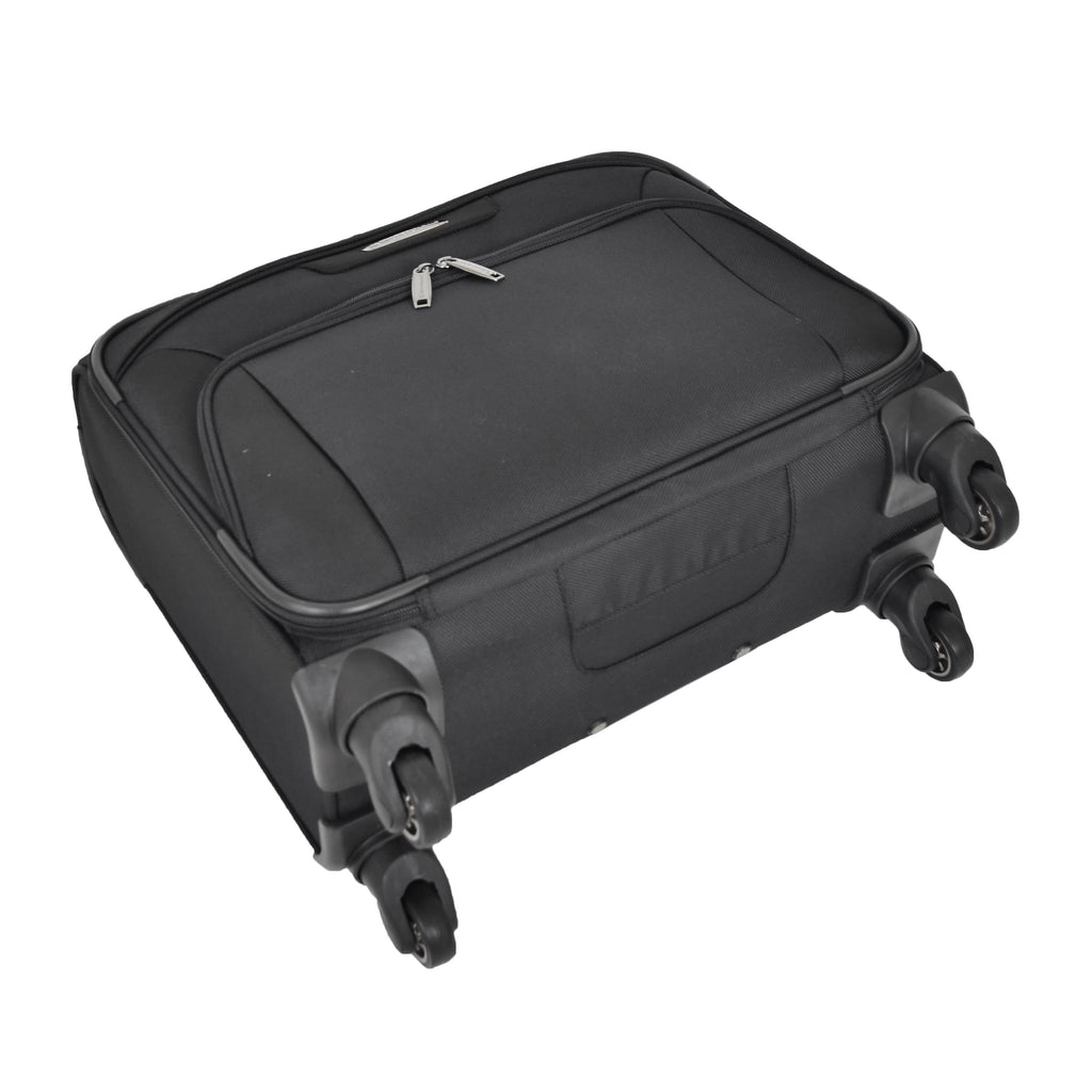 DR518 Executive Flight Briefcase With Four Wheels Black 6