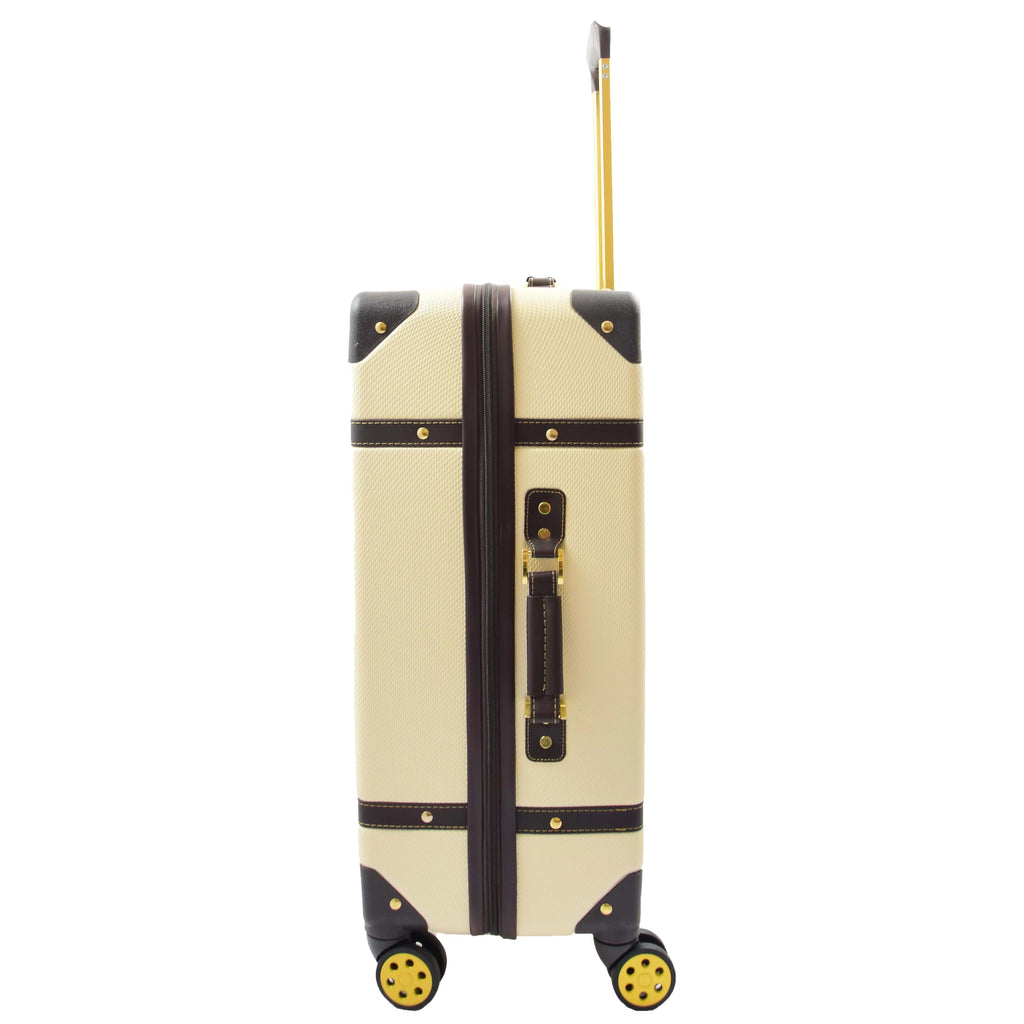 DR515 Travel Luggage with 8 Spinner Wheels Cream 6