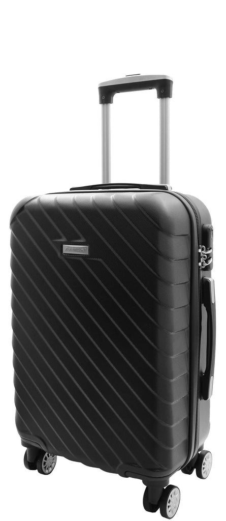 DR520 Digit Lock Hard Shell Expandable Luggage With Four Wheels Black 8