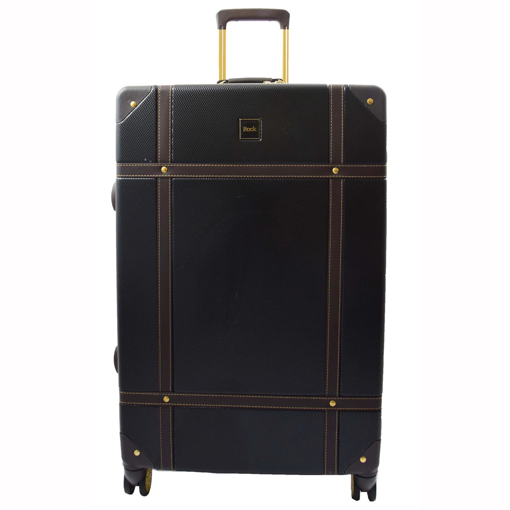 DR515 Travel Luggage with 8 Spinner Wheels Black  8