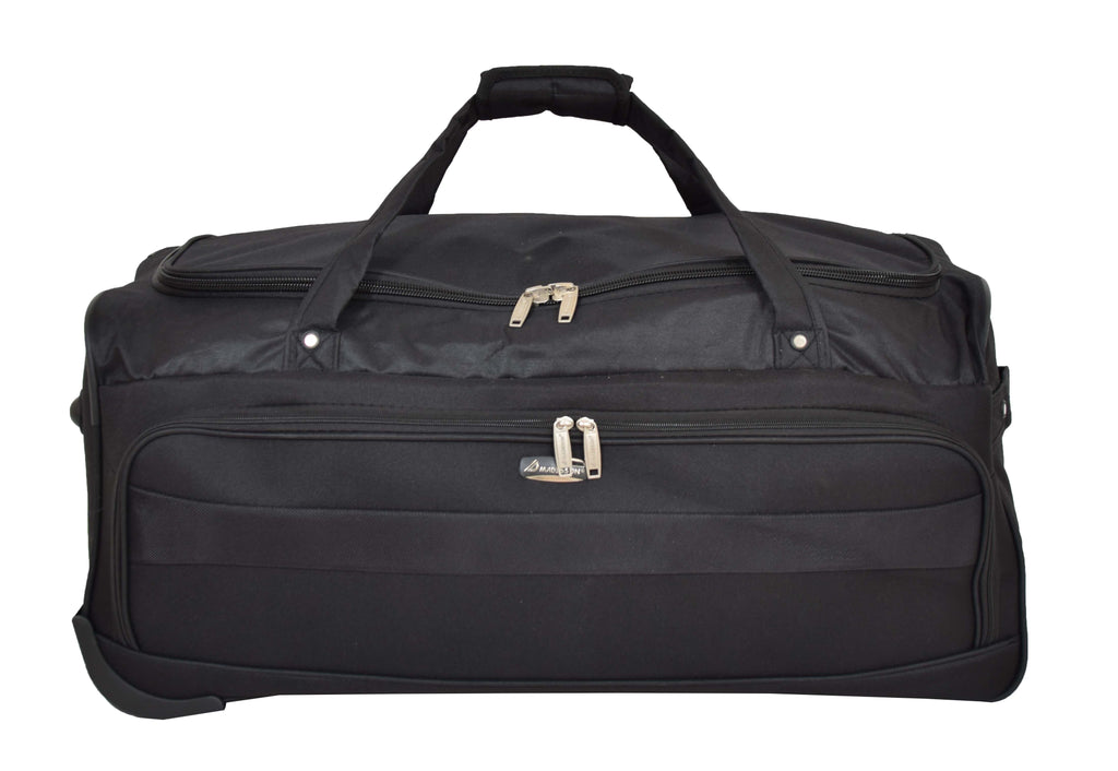 DR488 Lightweight Large Size Holdall with Wheels Black 2