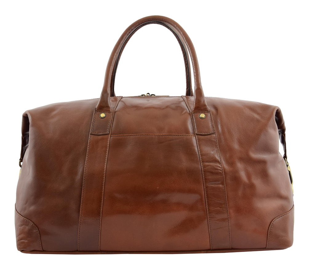 DR290 Hardrock Travel Leather Holdall Bag Cognac 2