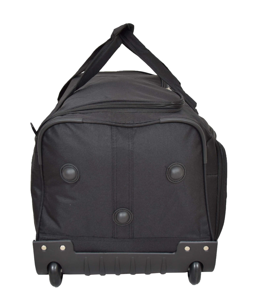 DR488 Lightweight Large Size Holdall with Wheels Black 3