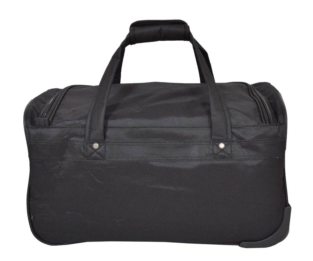  DR487 Lightweight Mid Size Holdall with Wheels Black 5