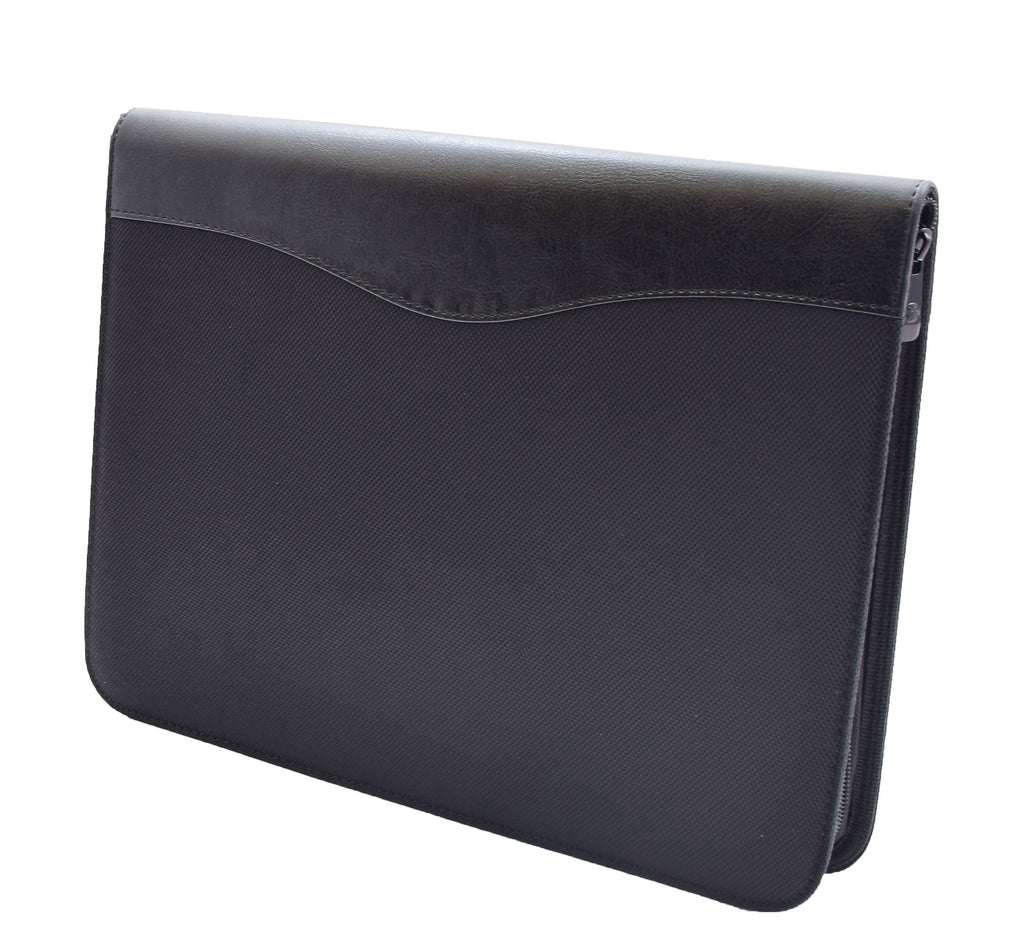 DR491 Portfolio Case with Calculator and Removable Writing Pad Black 4