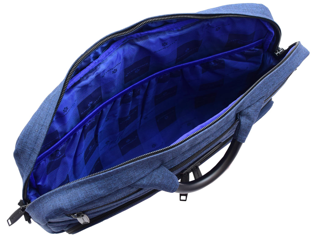 DR492 Cross Body Organiser Bag Laptop Carry Case Blue 10